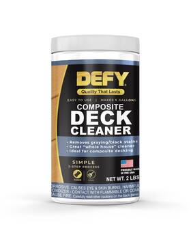Defy 709057322256 Composite Deck Cleaner 2 Lb Container