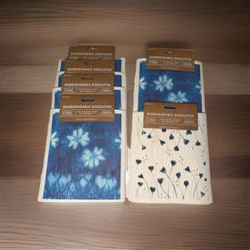 1004181043 Demdaco New Biodegradable Dishcloths 6 Packages-2 In Each Package Total Of 12 Navy Blue