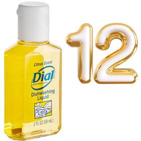 Dia3295 Dial 32954 Professional 2 Oz. Citrus Scented Liquid Dish Soap - 12 Units
