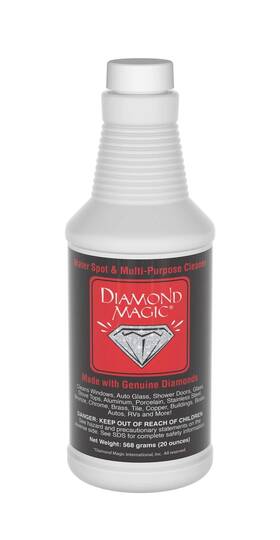 Diamond Magic 672249211990 Water Spot And Multipurpose Cleaner 20 Ounces Clean With The Power Of Genuine Di