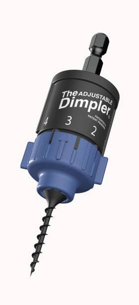Dimpler 799559301705 Adjustable Drywall Bit - Perfect For Converting Electric And Impact