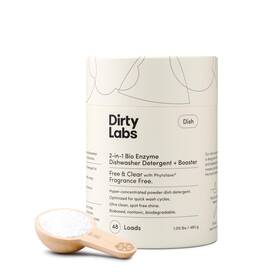 113101 Dirty Labs Dishwasher Detergent And Booster Scent Free 48 Loads 1 Lb Ultra Clean