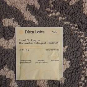 113135 Dirty Labs 2-in-1 Dishwasher Detergent Booster Biobased Powder Festival 10g