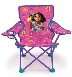 608681-1soc Disney Encanto Disneys Kids Chair Foldable For Camping Sports Or Patio With Carry B