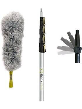 Doca Docapole 24 High Reach Feather Duster With Extension Pole 6-24 Ft 30 -