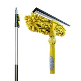 Docazoo 810100661106 Doca Window Washing Kit With Extension Pole 5-12 Ft Telescoping Extendable