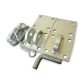 Dock Hardware 663847000130 Dh Glk Floating Galvanized Link Kit T Connectors Backer Plates And Pin
