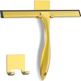 Docrok 785034357268 All-purpose Stainless Steel Shower Squeegee For Glass Door With Adhesi