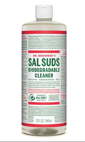 Dbr0098 Dr. Bronners 2x Sal Suds Biodegradable Cleaner Siberian Fir Spruce 32 Oz #j12