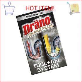 Drano 772195520686 Snake Plus Tool And Gel System Drain With Clog Remover U
