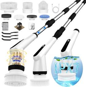 Ipx7 Dreazu 445024331373 Electric Spin Scrubber Bathroom With 7 Replaceable Brush H