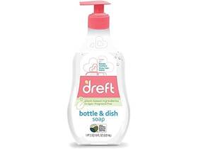Dreft 814521013292 Dish Soap Plant Based Fragrance Free 18 Fl Oz Pack Of 1