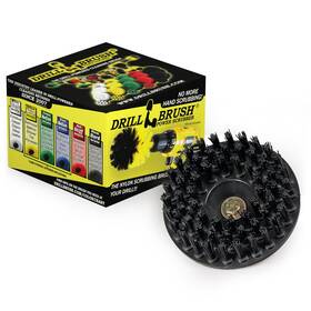 5in-s-k-t-db Drillbrush Industrial 5-inch Threaded 5/16x24 Ultra Stiff Drill Scrub Brush - Dual Actio