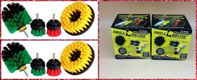 5yh-2rgogqc Drillbrush 2 Packs X4 Pcs Shower Cleaning Drill Brush Set Power Scrubber Bathroom