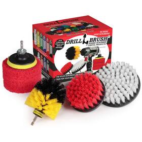 Drillbrush 713289836191 Cleaning Supplies Bathroom Accessories Drill Brush Scouring Pad Shower Cleaner B