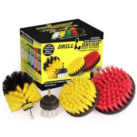 Drillbrush 780330012620 Drill Brush Scrub - Powered Cleaning Attachments Time Saving Cl