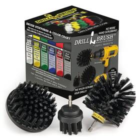 Drillbrush 780330012644 Cleaning Accessories - Industrial Brush Baked On Food Remover Smoker Sm