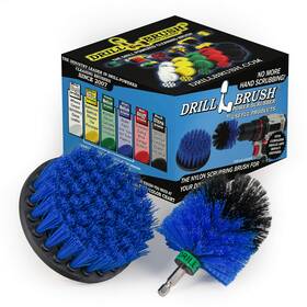 B-s-4m-qc-db Drillbrush Aquatic Cleaning Supplies - Drill Powered Boat Brushes Scrubb