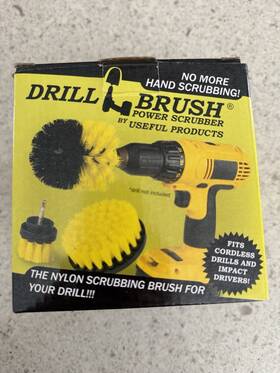S-y2go-qc-db Drillbrush Drill Brush Cordless Drill-driven Power Kitchen Cleaning Kit - Stove Oven