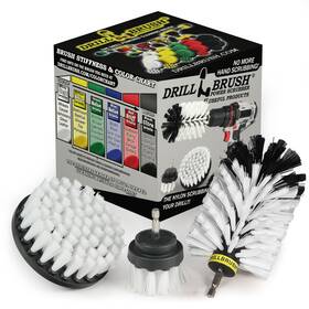 W-s-42j-qc-db Drillbrush Car Cleaning Kit Accessories For Men Detailing Kit/interior Cleaner Tire