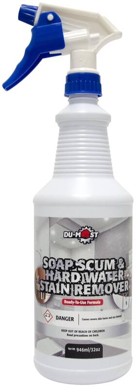 Du-most 197644186068 Soap Scum And Hard Water Stain Remover High Foaming Acid Cleaner Removes Limes