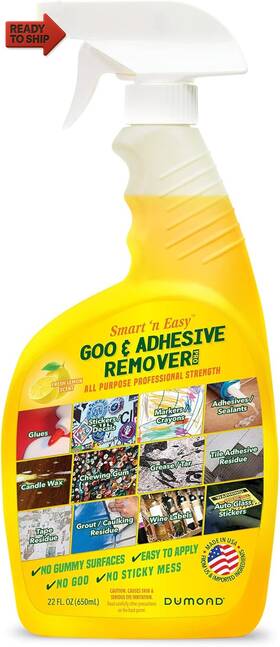 10922 Dumond Smart N Easy Goo And Adhesive Remover - Surface Safe Removes Stickers Label