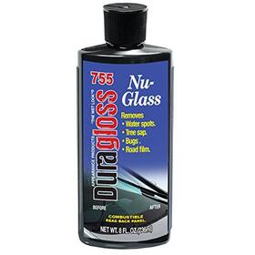 Duragloss 091777007552 755 Automotive Glass Water Spot Remover - 8 Oz