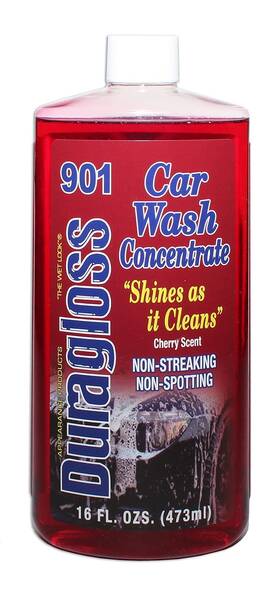 Duragloss 091777009013 901 Red Car Wash Concentrate - 16 Oz