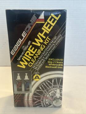 Eagle One 079933150083 Vtg Wire Wheel Cleaning Kit Spray On Wipe Off