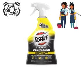 75643 Easy-off Cleaner Degreaser 32 Fluid Ounce Heavy Duty Trigger