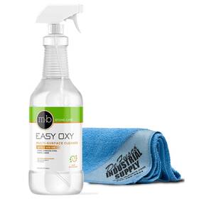Easy Stone Care 614042426591 Oxy Marble Granite 32oz Cleaner And Premium Microfiber Cloth Bundle