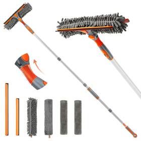 Ea1979-2 Eazer Squeegee Window Cleaner Tool 2 In 1 Rotatable Cleaning Kit Wi