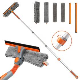 Eaw01 Eazer 2-in-1 Window Cleaner Tool 64ftft Squeegee For Home Cleaning Sq