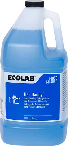 Ecolab 025469140500 Bar Dandy Glass Detergent Pack Of 4