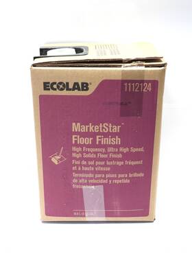 1112124 Ecolab Marketstar Floor Finish 5 Gal. High Frequency Ultra Speed Hi