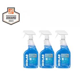 Ecolab 313042161142 32 Oz. Ammonia-free Pro Glass Cleaner And Multi-surface Spray Bottle For