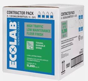 Ecolab 445005187135 High Traffic Low Maintenance Floor Finish Non Slip Durable Case Of 4