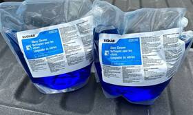 6100289 Ecolab 2 Bags Glass Cleaner Two Liter Expiration Date 3/2027 New