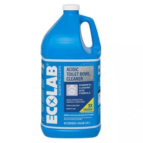 Ecolab 705353286117 1 Gal. Acidic Toilet Bowl Cleaner And Limescale Remover For Bathroom Toilets