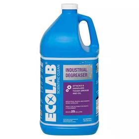 Ecolab 744759681805 1 Gal. Professional Strength Industrial Degreaser Attacks Grease Buildup And S
