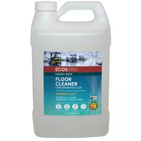 Ecos Pro 313032662628 128 Oz. Orange Plus 1 Concentrate Floor Cleaner