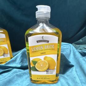 9934 Ecosense Lemon Hand Dishwashing Liquid 16 Fl Oz Biodegradable Phthalate-free