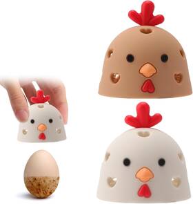 Brush-0011 Egg Brush 2pcs Silicone Cleaner Multipurpose Vegetable And Fruit Scrubber Tool