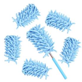 Cd001 Eichopmen Microfiber Duster For Cleaning 6 Pcs Hand Washable Dusters With 11 Inch To 29.5
