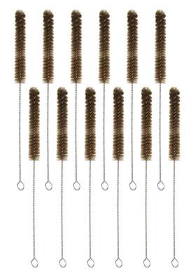 Ch0204apk12 Eisco 12pk Bristle Cleaning Brushes With Fan-shaped Ends 9.25 Inch - Twisted Stainless
