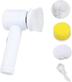 Electric Spin Scrubber Rechargeable Cleaning Tools Grout Brush Cleanin