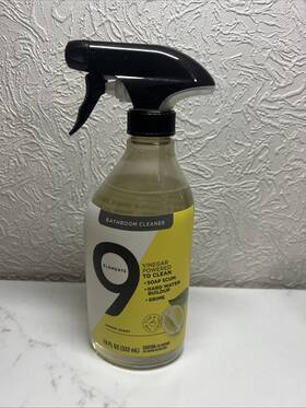 Elements 037000954552 9 Vinegar Powered Bathroom Cleaner 18 Oz - Lemon Scent