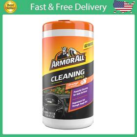 E304295100 Energizer Holdings Inc. Interior Car Cleaning Wipes In Orange Scent 60 Count