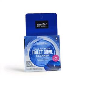 Essential Everyday 041303062029 Blue Automatic Toilet Bowl Cleaner Tablets Twin Pack