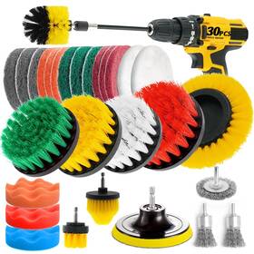 Ytd03 Etoupa 30 Piece Drill Brush Attachments Set Scrub Pads And Sponge Wire For